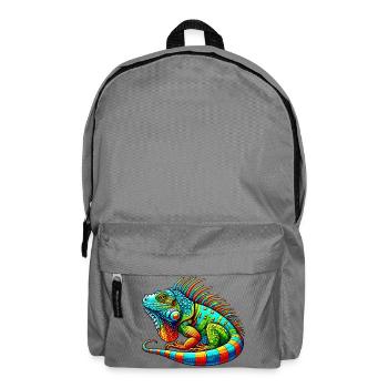 Iguana - Backpack - elephant grey - Front
