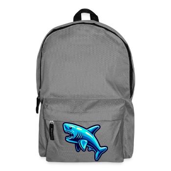 Shark - Backpack - elephant grey - Front