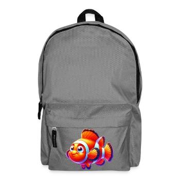 Clownfisch - Rucksack - Mittelgrau - Vorne
