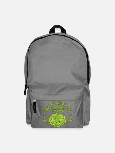 50. Geburtstag - Now we have the salad 50 - Rucksack - Mittelgrau