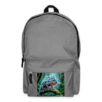 Neon Caméléon Jungle Magie - Sac à dos - gris éléphant - Devant