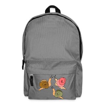 Escargots - Sac à dos - gris éléphant - Devant