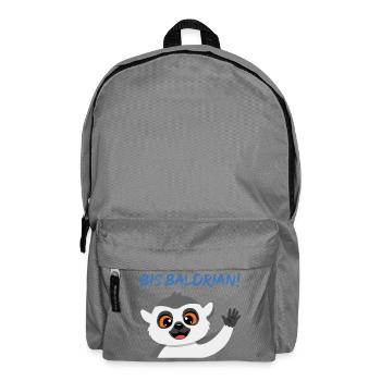 Panda Gruß Mascot Bis Baldrian! - Rucksack - Mittelgrau - Vorne
