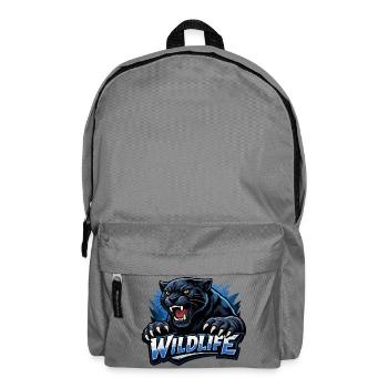 Panther Wildlife Logo - Backpack - elephant grey - Front