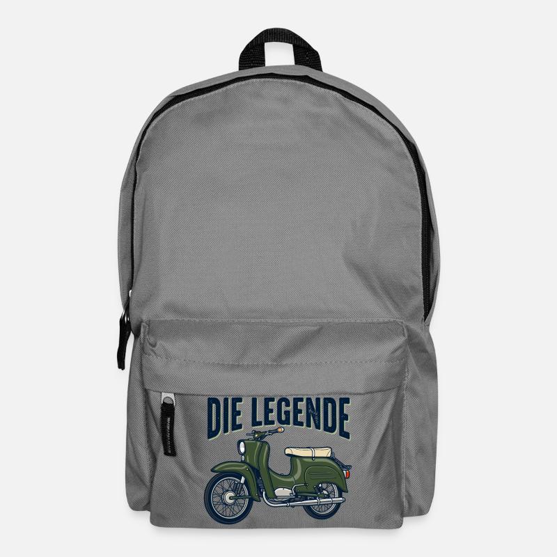 Simson Schwalbe DDR - Rucksack - Mittelgrau