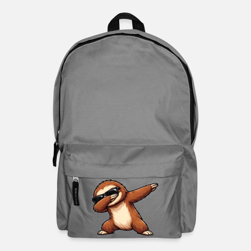 Dabbing Faultier - Rucksack - Mittelgrau