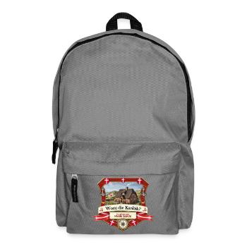 Wozu Karibik? Ich will nach Hvide Sande! - Rucksack - Mittelgrau - Vorne