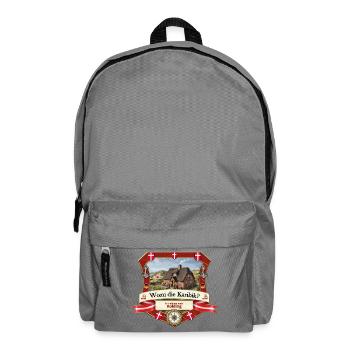 Wozu Karibik? Ich will nach Kolding! - Rucksack - Mittelgrau - Vorne
