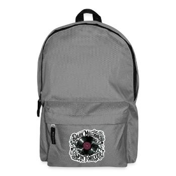 Dunkle Melodien drehen sich ewig - Rucksack - Mittelgrau - Vorne