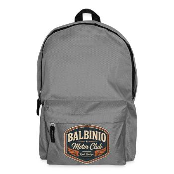 Balbinio Motor Club Vintage Badge - Backpack - elephant grey - Front