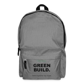 Green Build. Held Together By Hope. - Rucksack - Mittelgrau - Vorne
