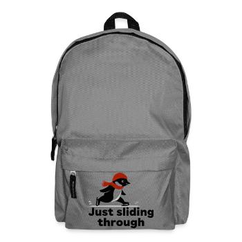 Pinguin Sprint - Rucksack - Mittelgrau - Vorne
