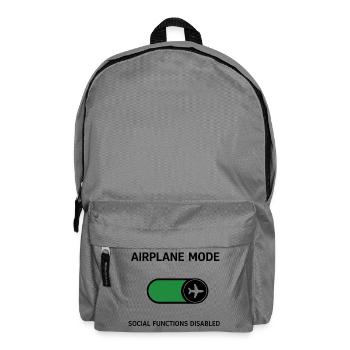 AIRPLANE MODE | Social Functions Disabled - Backpack - elephant grey - Front