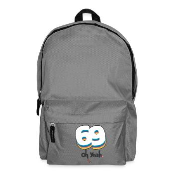 69 oh yeah - Backpack - elephant grey - Front