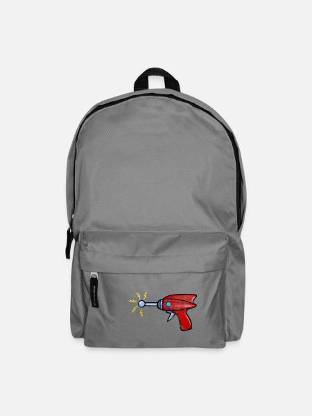 Strahlenpistole - Rucksack - Mittelgrau