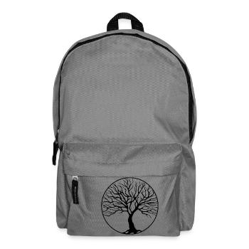 baum kreis - Rucksack - Mittelgrau - Vorne