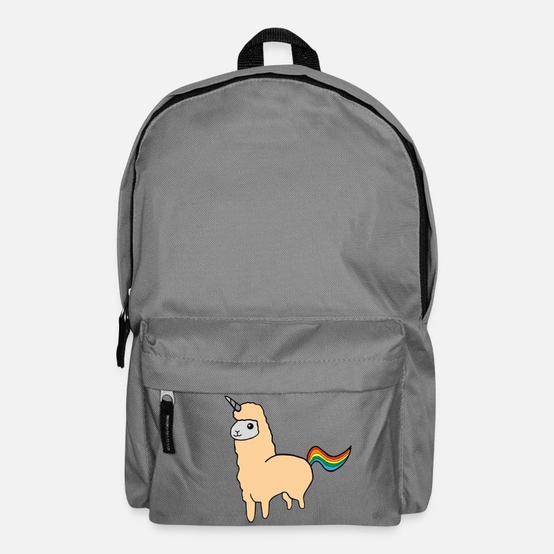 Alpaka Einhorn - Rucksack - Mittelgrau