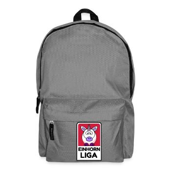 Die Einhorn Liga - Einhorn Shirt - Rucksack - Mittelgrau - Vorne