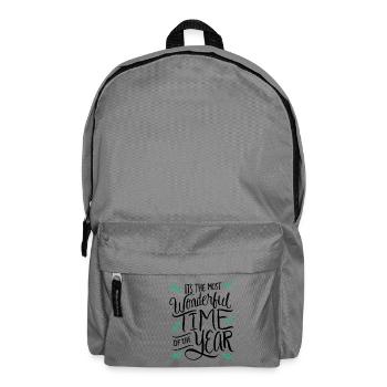 Christmas time Advent December Santa Claus Christmas - Backpack - elephant grey - Front