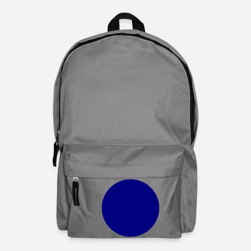 Blau Kreis - Rucksack - Mittelgrau