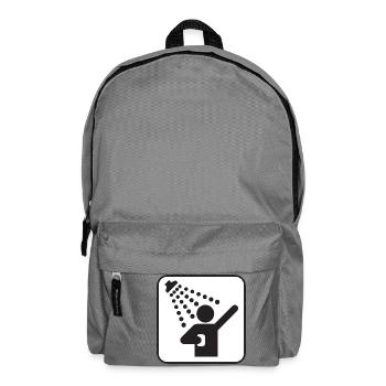 Duschen - Rucksack - Mittelgrau - Vorne