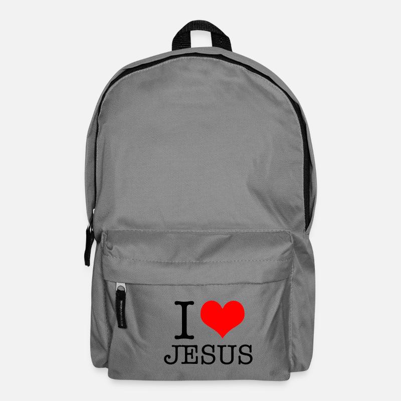 J'AIME Jésus - Sac à dos - gris éléphant