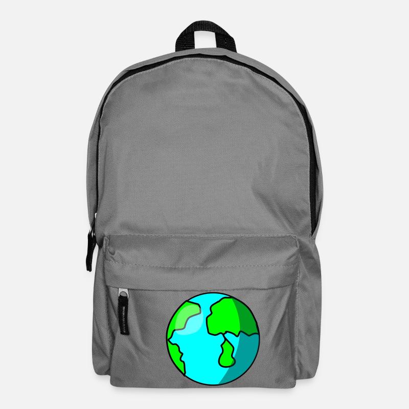 Welt - Rucksack - Mittelgrau