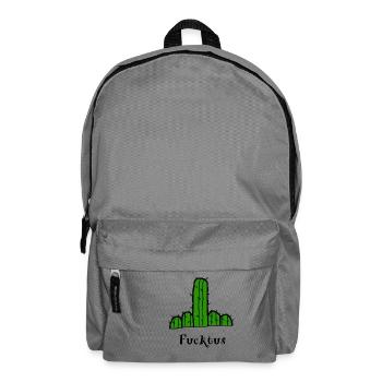 Cactus Gift Birthday - Backpack - elephant grey - Front
