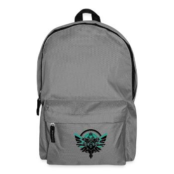 Eule Zeichen Symbole Geschenk Motiv Vogel Teufel - Sac à dos - gris éléphant - Devant