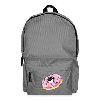 Donut eye - Backpack - elephant grey - Front