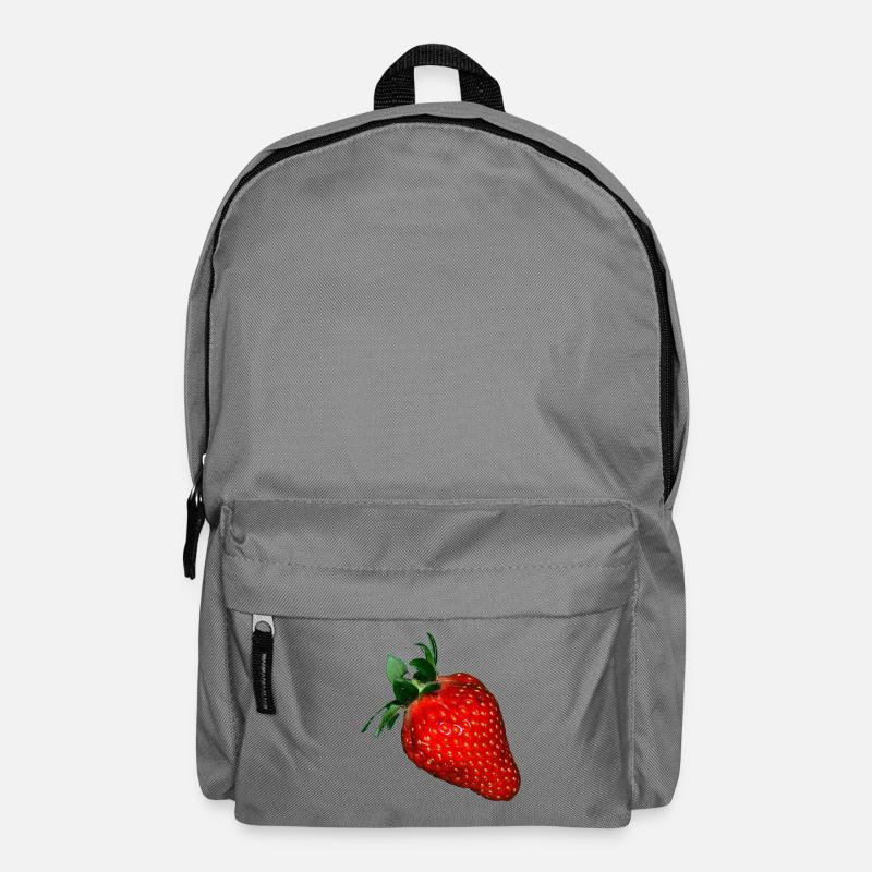 Erdbeere - Rucksack - Mittelgrau