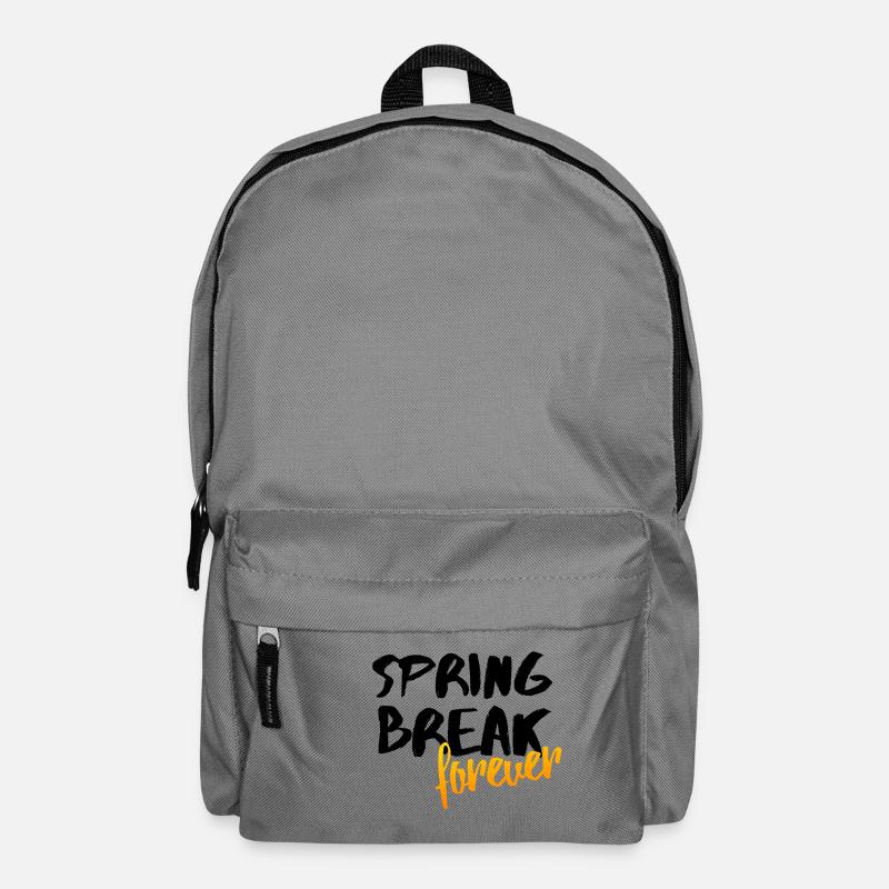 Spring Break Forever Spring Party Gift Idea - Backpack - elephant grey