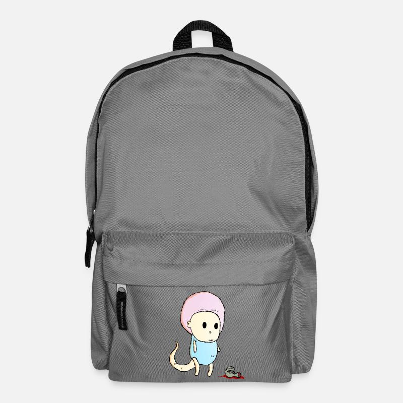 Achille Biseaud - Rucksack - Mittelgrau