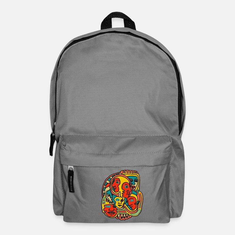 Faces - Backpack - elephant grey