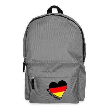 WM EM Heart Allemagne  - Sac à dos - gris éléphant - Devant