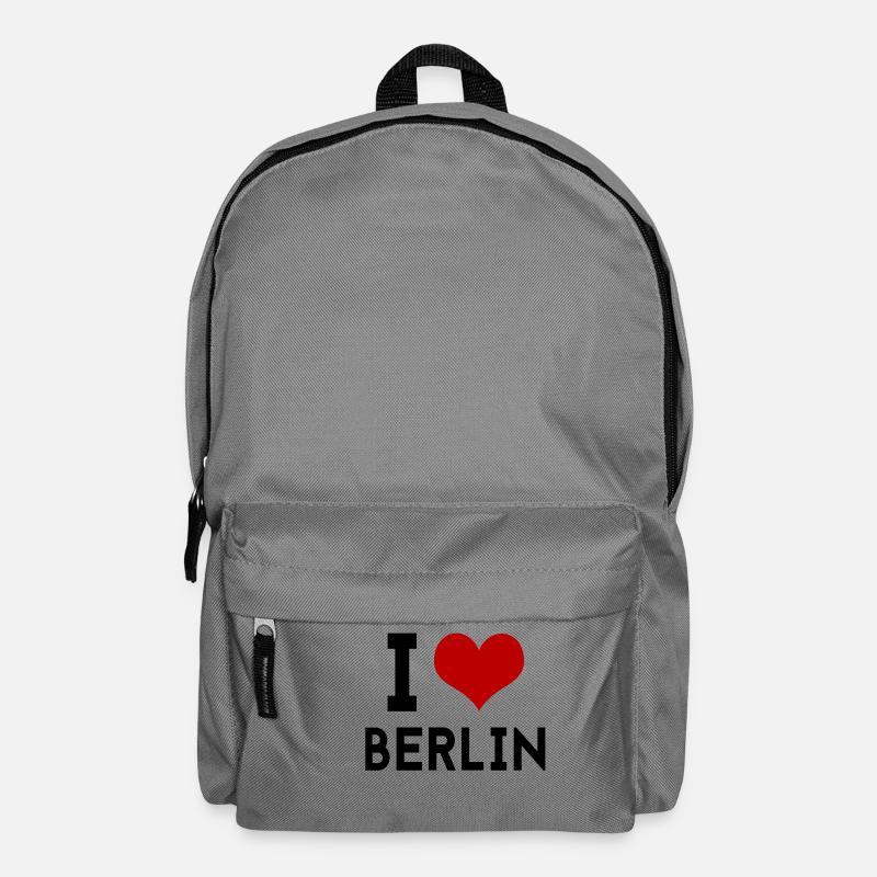 I love Berlin - Rucksack - Mittelgrau