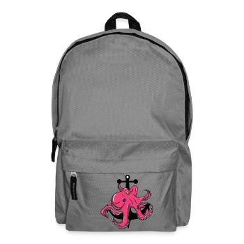 Octopus - octopus - anchor - Backpack - elephant grey - Front