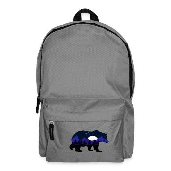 Nature wild 01 - Backpack - elephant grey - Front