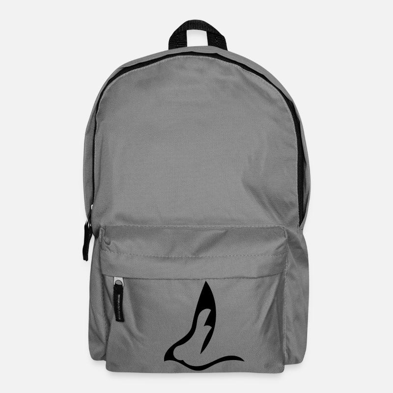 Oiseau de surf noir - Sac à dos - gris éléphant
