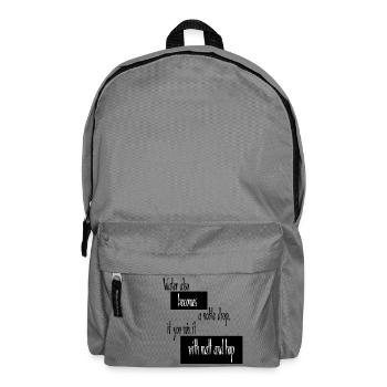 Hopfen - Rucksack - Mittelgrau - Vorne