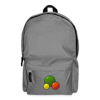 Bunte Kugeln - Rucksack - Mittelgrau - Vorne