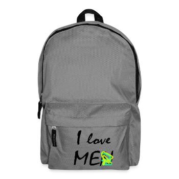 I love myself - Backpack - elephant grey - Front