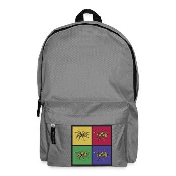 Pop-Art Spinne Vogelspinne - Rucksack - Mittelgrau - Vorne
