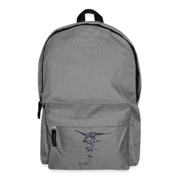 dinosaur - Backpack - elephant grey - Front