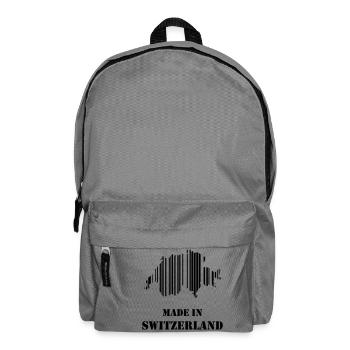 Made in Switzerland - Geschenkidee für Schweizer - Rucksack - Mittelgrau - Vorne