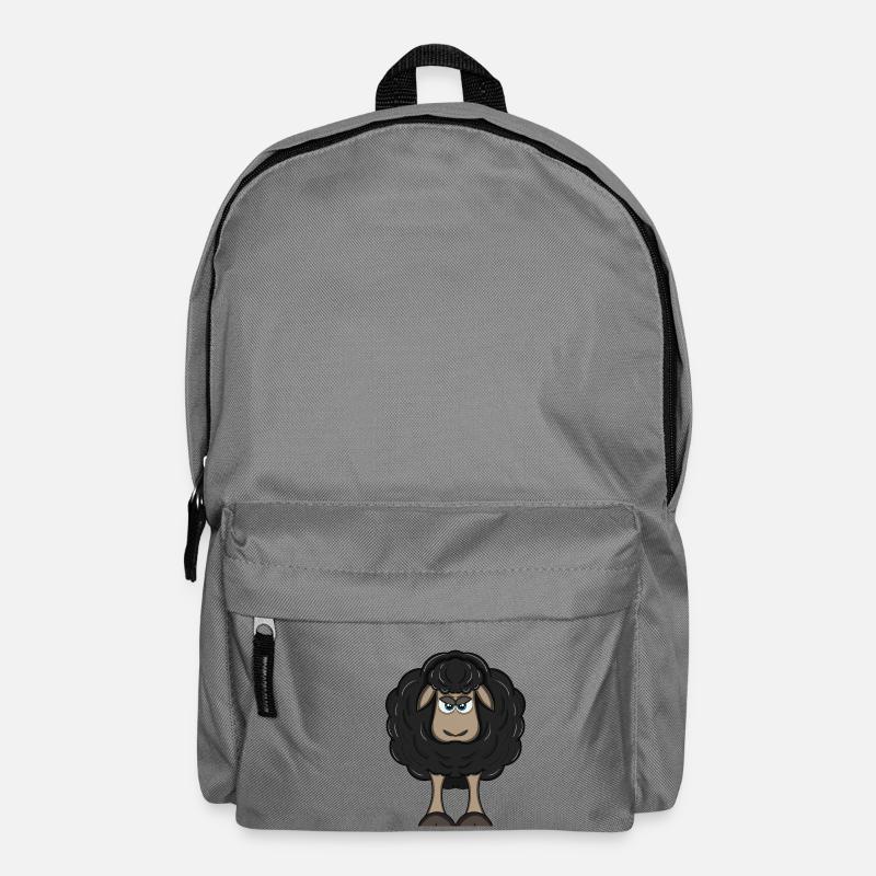 böse schwarze Schafe - Rucksack - Mittelgrau