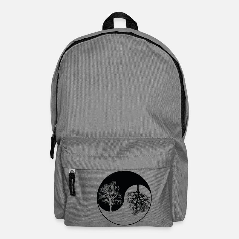 Ying-Yang-Baum - Rucksack - Mittelgrau
