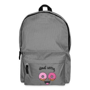 funny sayings - Backpack - elephant grey - Front