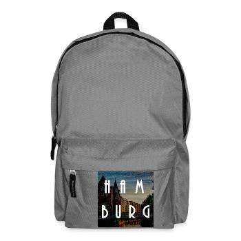 Hamburg - Rucksack - Mittelgrau - Vorne