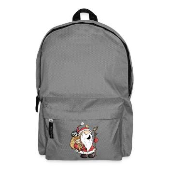 Funny Santa Claus I Santa Claus Gift - Backpack - elephant grey - Front